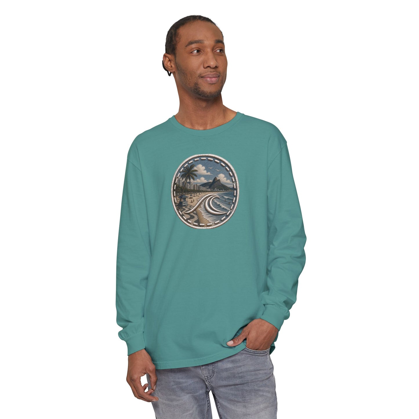 Surfache Ipanema Icon Long Sleeve Tee —Destination Graphic T-Shirt