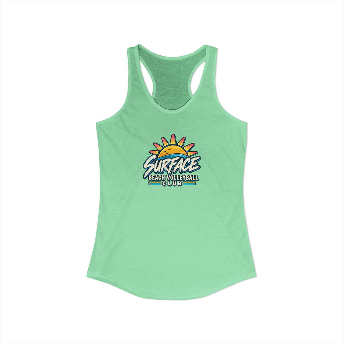 Surface Beach Volleyball Club Women's Racerback Tank -Retro