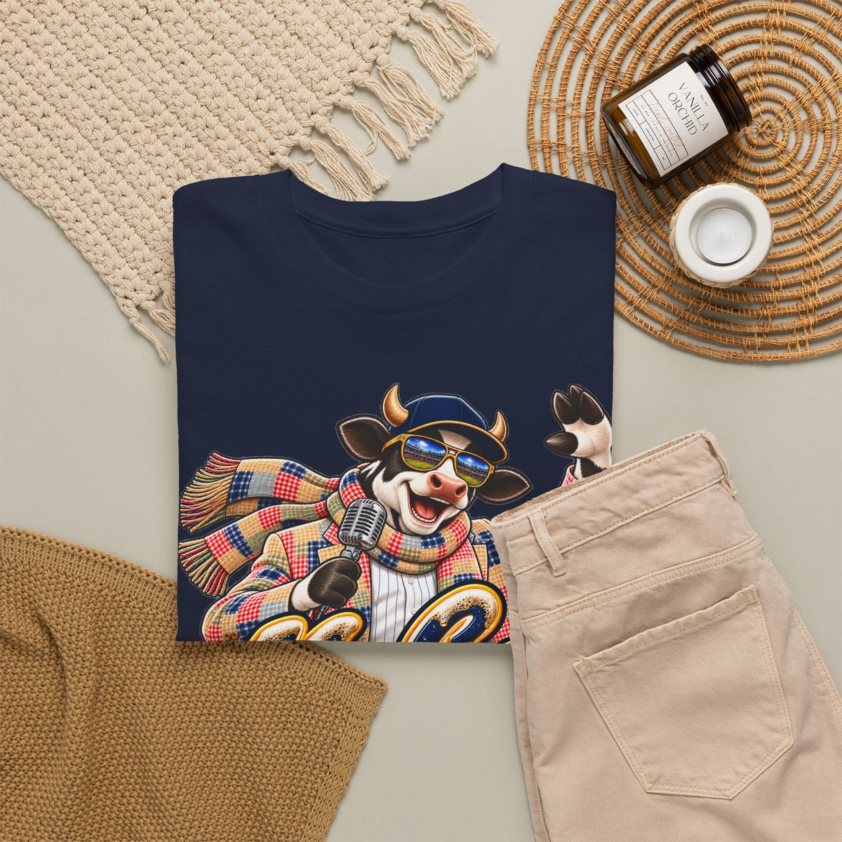 Mooster Baseball Mascot T-Shirt