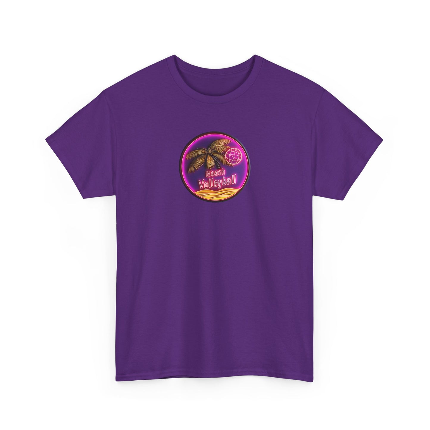 Beach Volleyball Unisex Heavy Cotton Tee