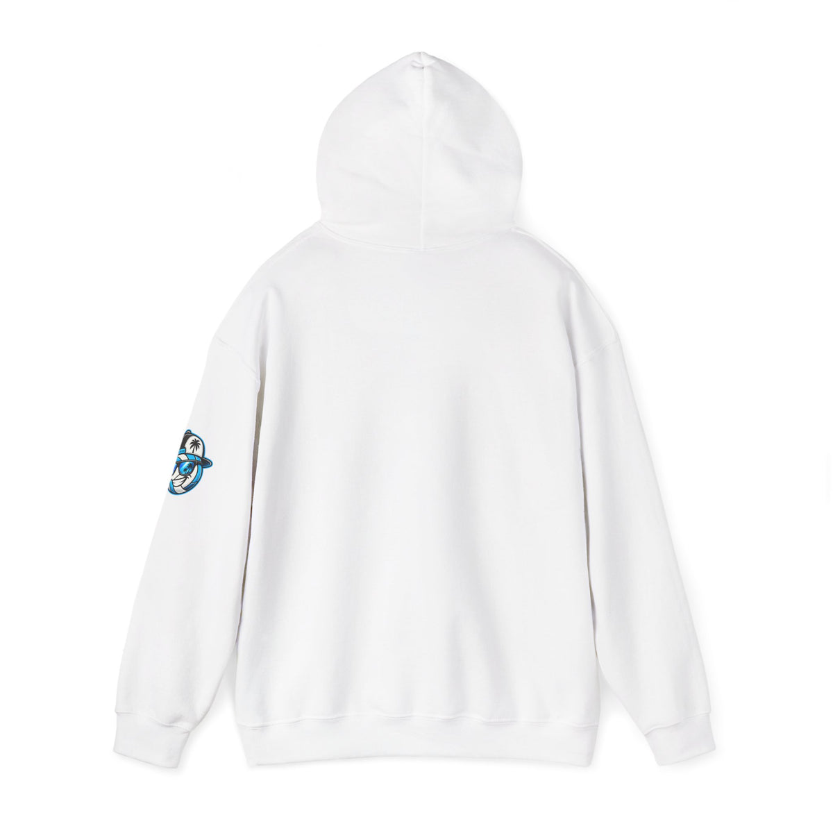 Surface Beach Volleyball Club Retro Mascot Logo Hoodie
