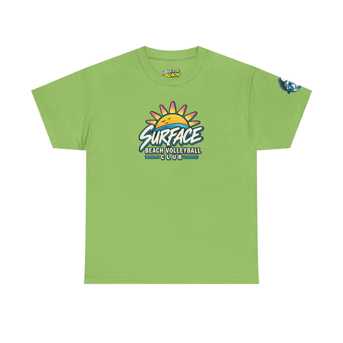 Beach Volleyball Tee — "Surface" Club Graphic T-Shirt
