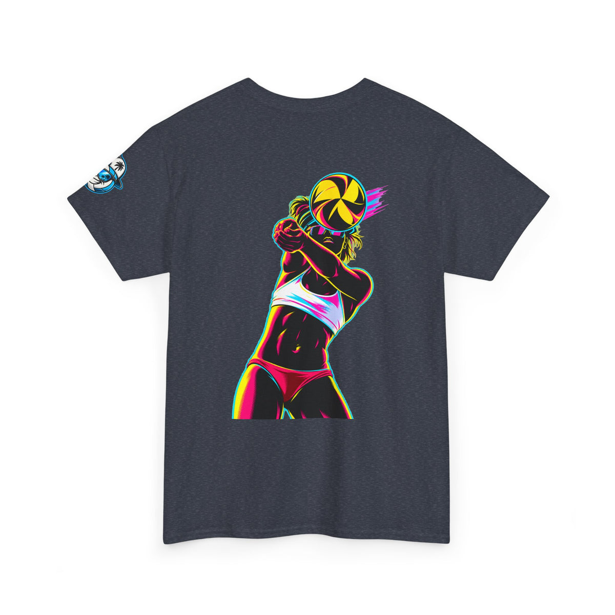 Beach Volleyball Tee — "Surface Beach Volleyball Club" Graphic Shirt