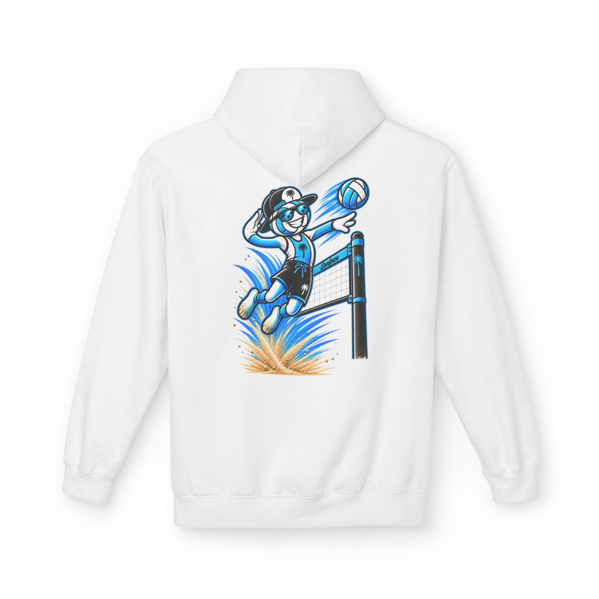 Surface Beach Volleyball Hoodie — Graphic Pullover