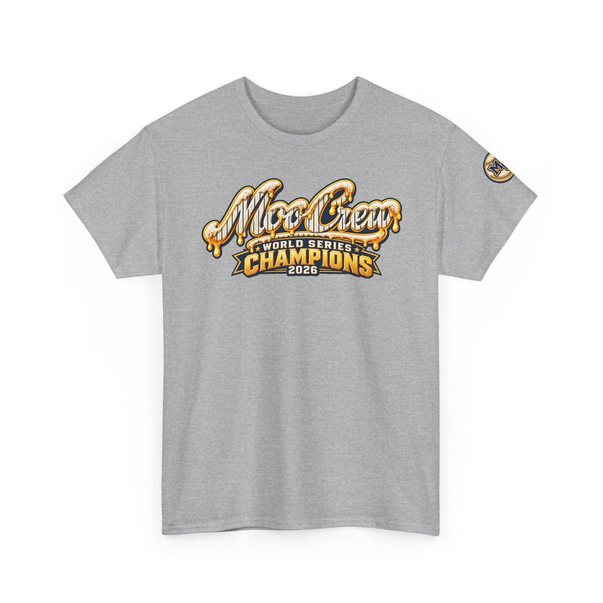 Moo Crew World Series Champions 2026 Baseball T-Shirt