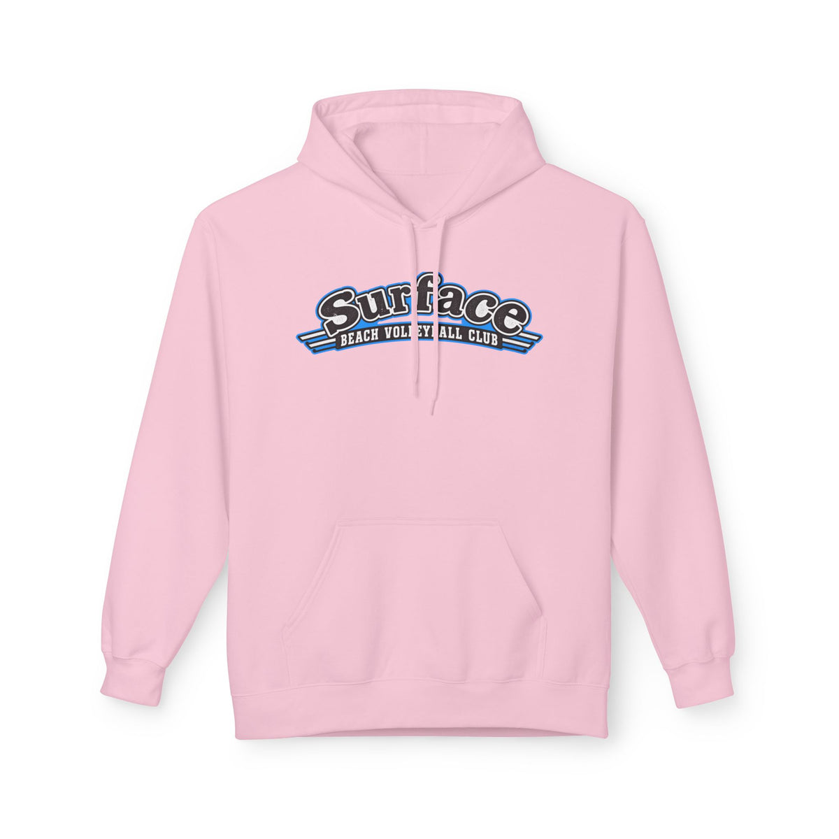 Surface Beach Volleyball Hoodie — Retro Palm Beach Volleyball Club Design
