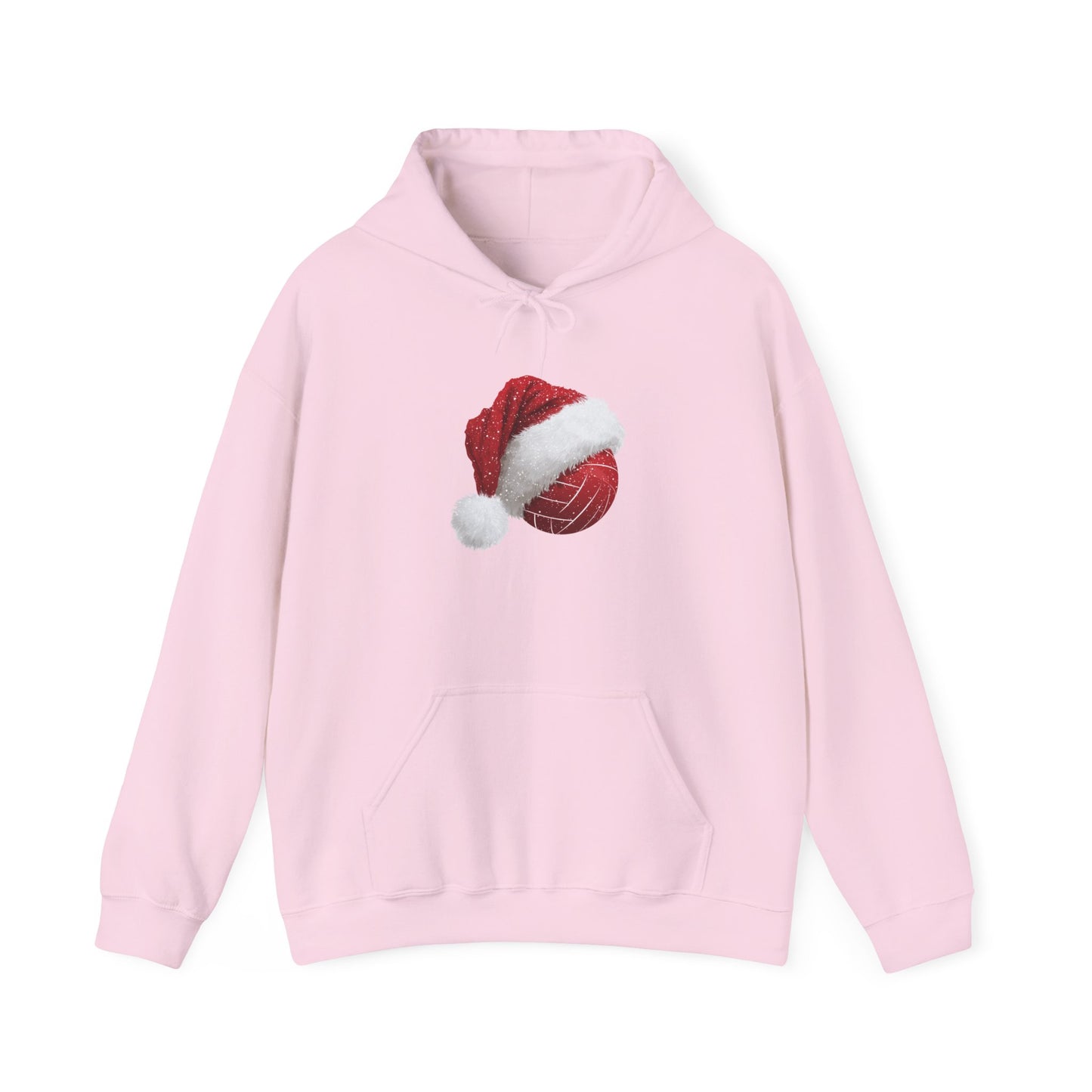 Volleyball Santa Hat Christmas Hoodie – Holiday Volleyball Sweatshirt