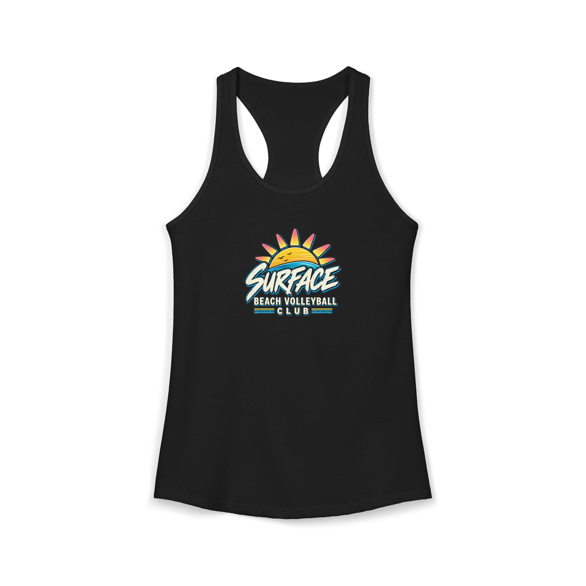 Surface Beach Volleyball Club Women's Racerback Tank -Retro