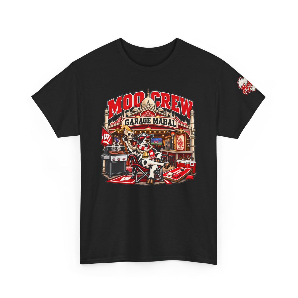 Moo Crew Garage Mahal Game Day Tailgate Graphic Tee