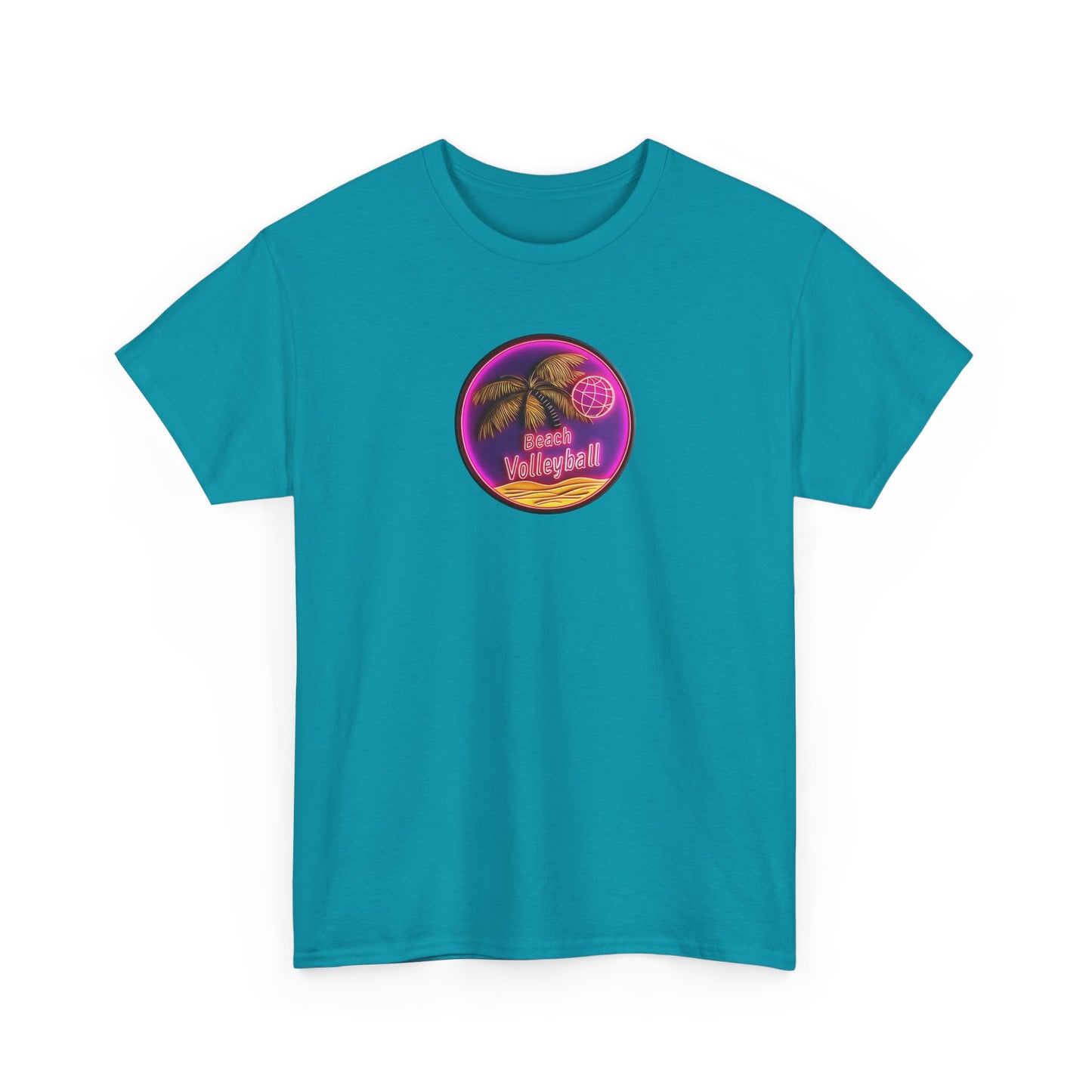 Beach Volleyball Unisex Heavy Cotton Tee