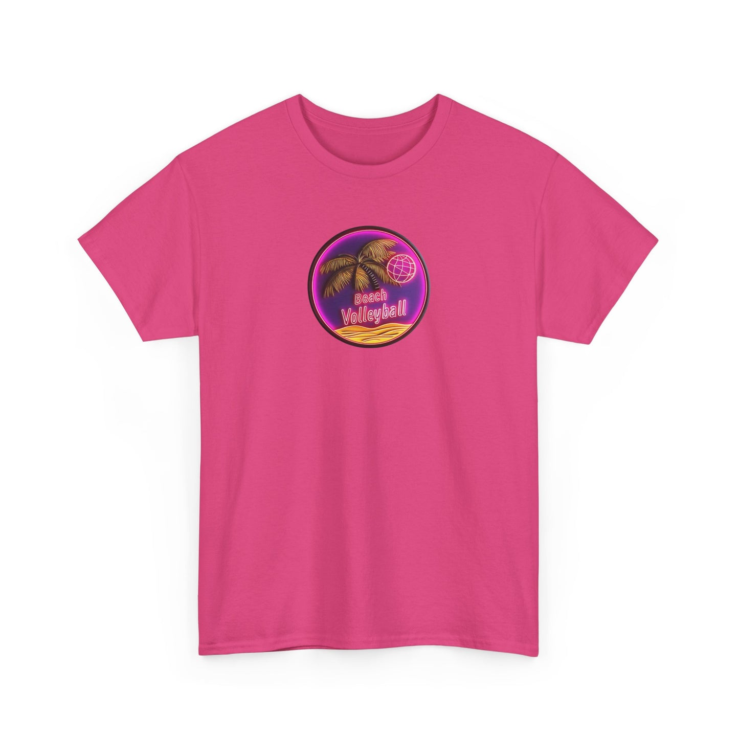 Beach Volleyball Unisex Heavy Cotton Tee