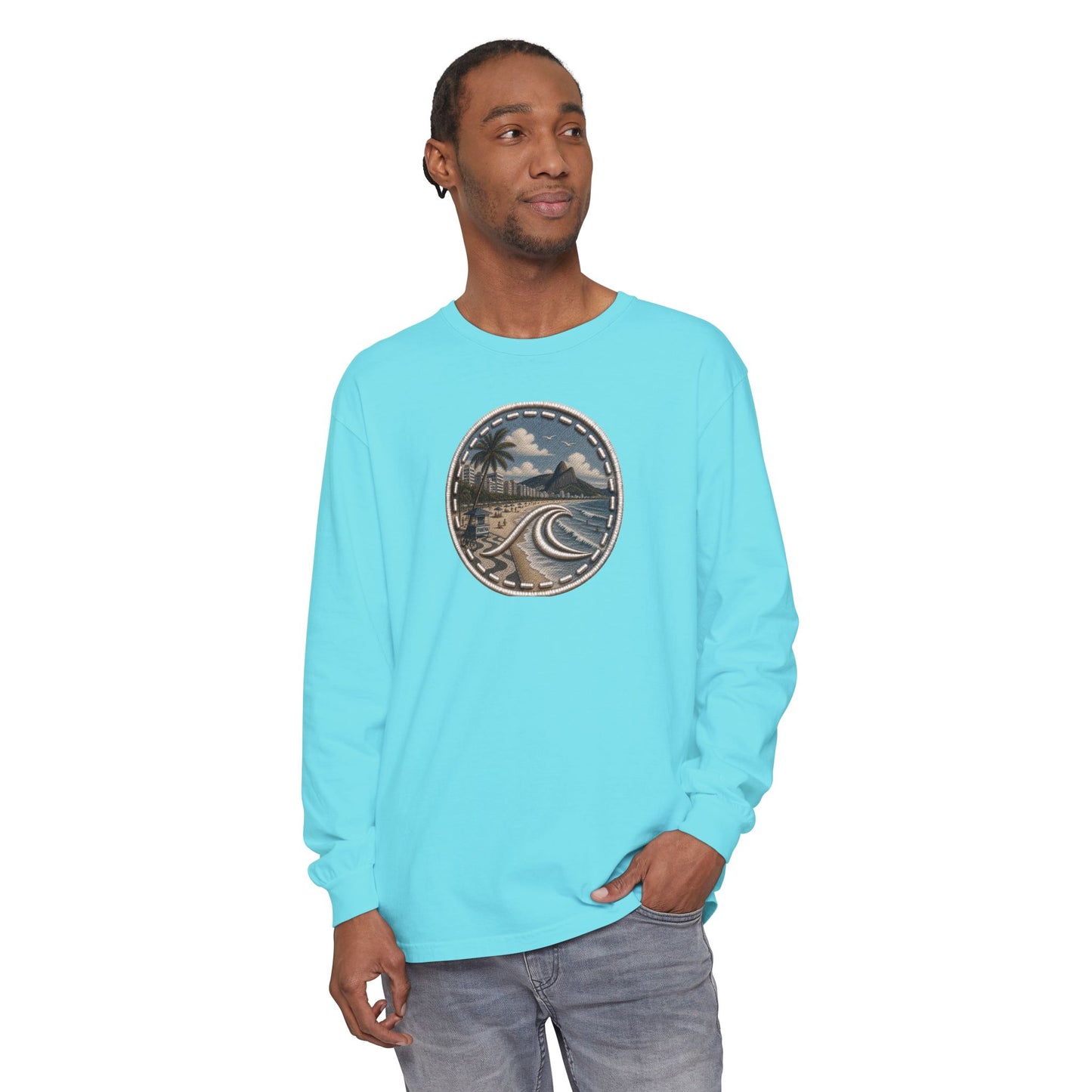 Surfache Ipanema Icon Long Sleeve Tee —Destination Graphic T-Shirt