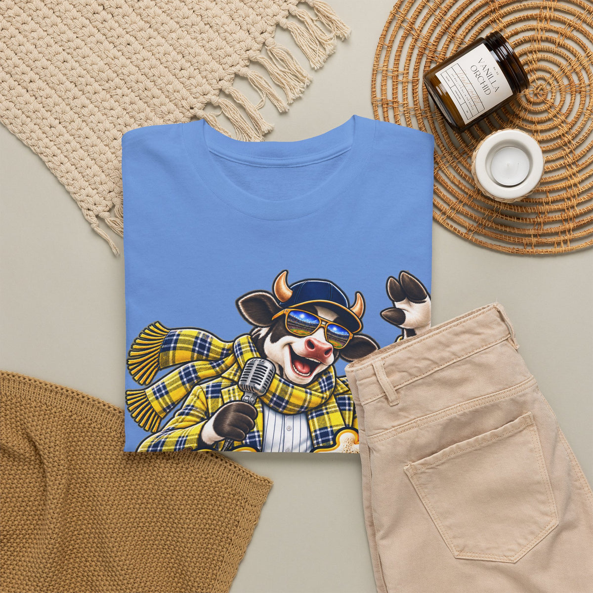 Mooster Baseball Mascot T-Shirt