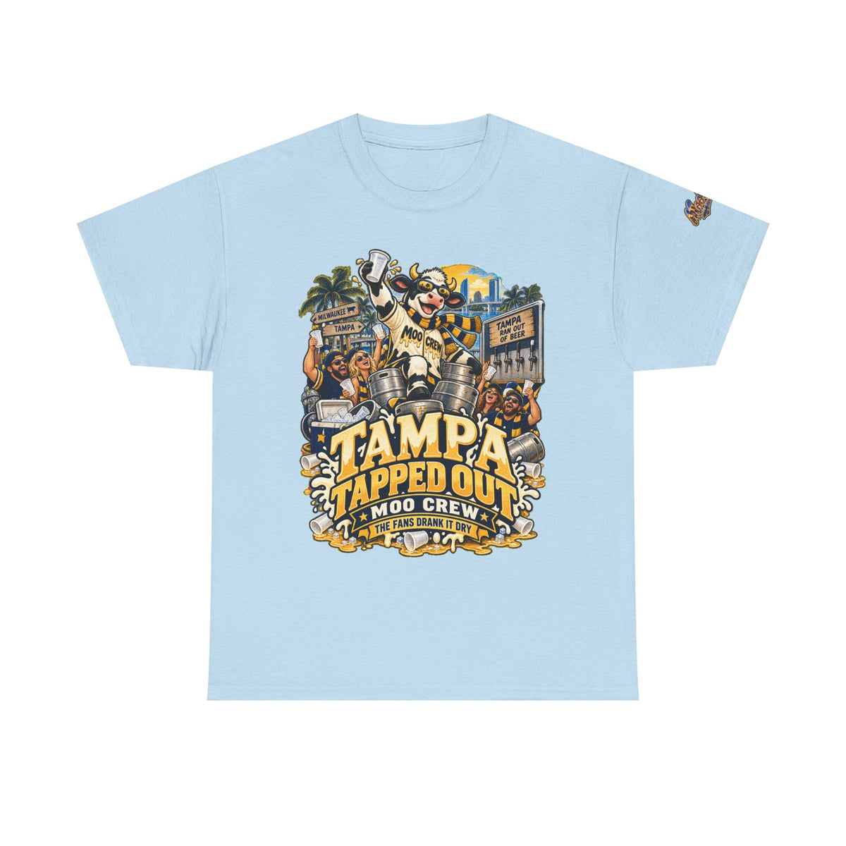 Moo Crew Tampa Tapped Craft Beer Graphic Tee