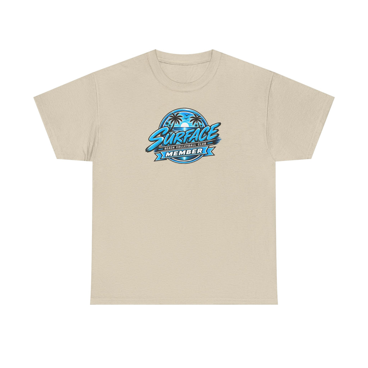 Surface Member T-Shirt — Retro Beach Surf Logo Tee
