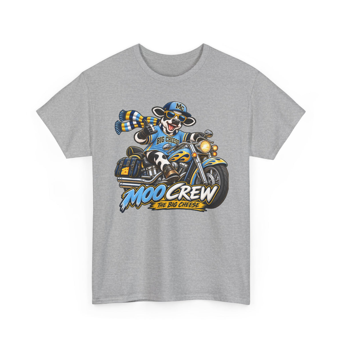 Moo Crew The Big Cheese Retro WI Teams Graphic Tee