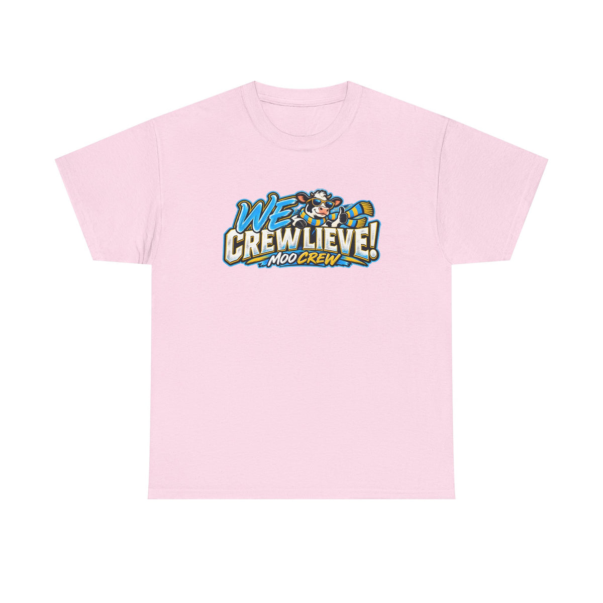 Moo Crew We Crewlieve! Graphic T-Shirt