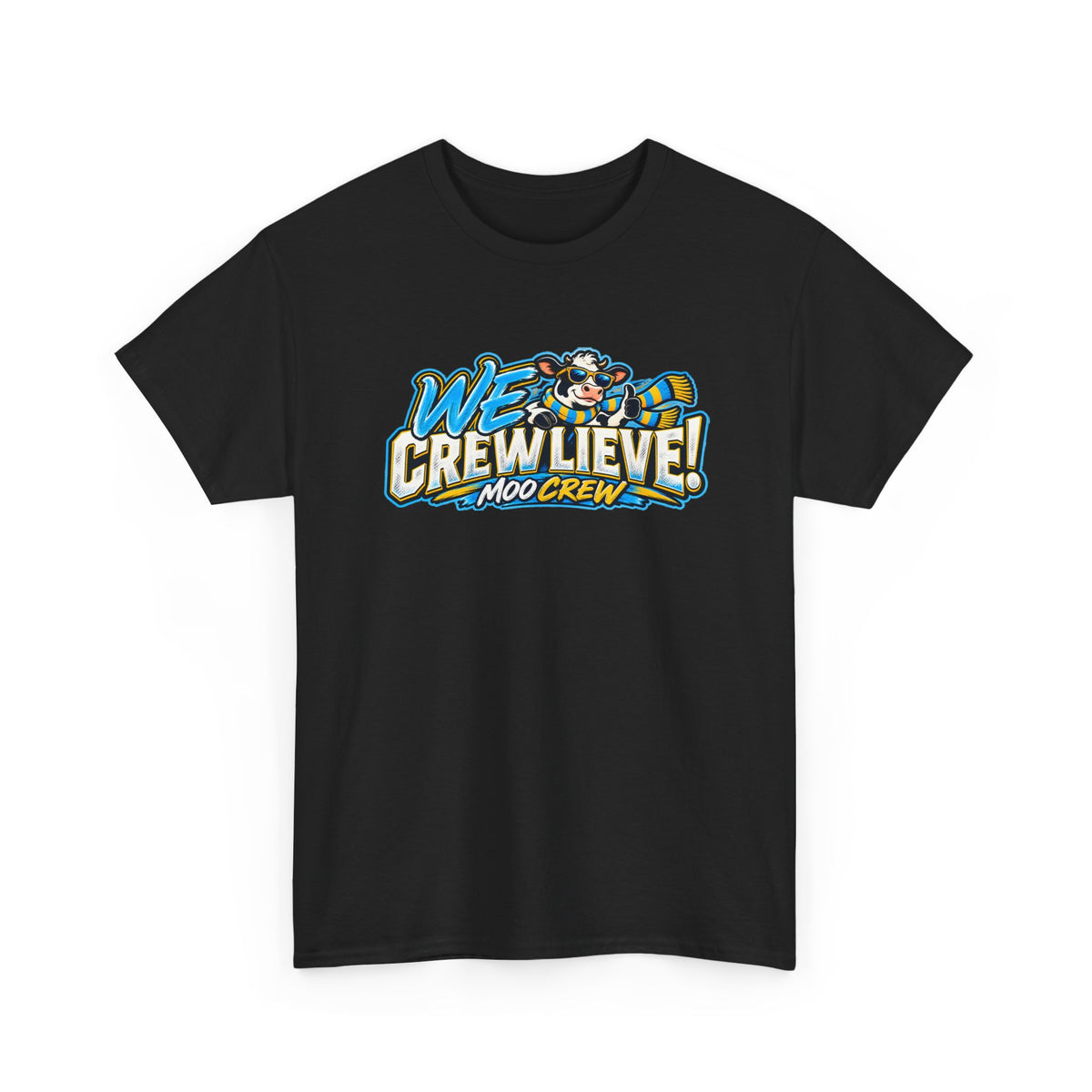 Moo Crew We Crewlieve! Graphic T-Shirt