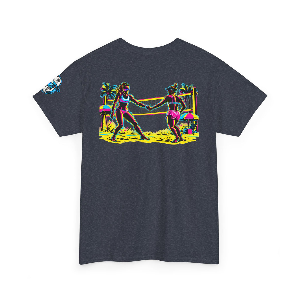 Beach Volleyball Tee — "Surface Beach Volleyball Club" Graphic T-Shirt