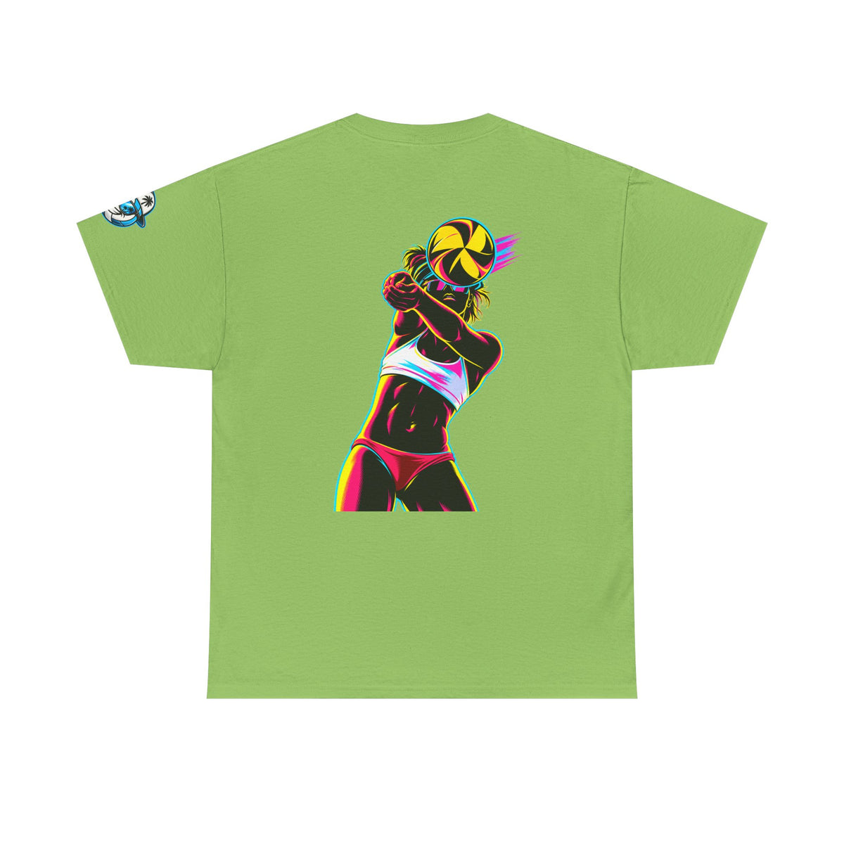 Beach Volleyball Tee — "Surface Beach Volleyball Club" Graphic Shirt