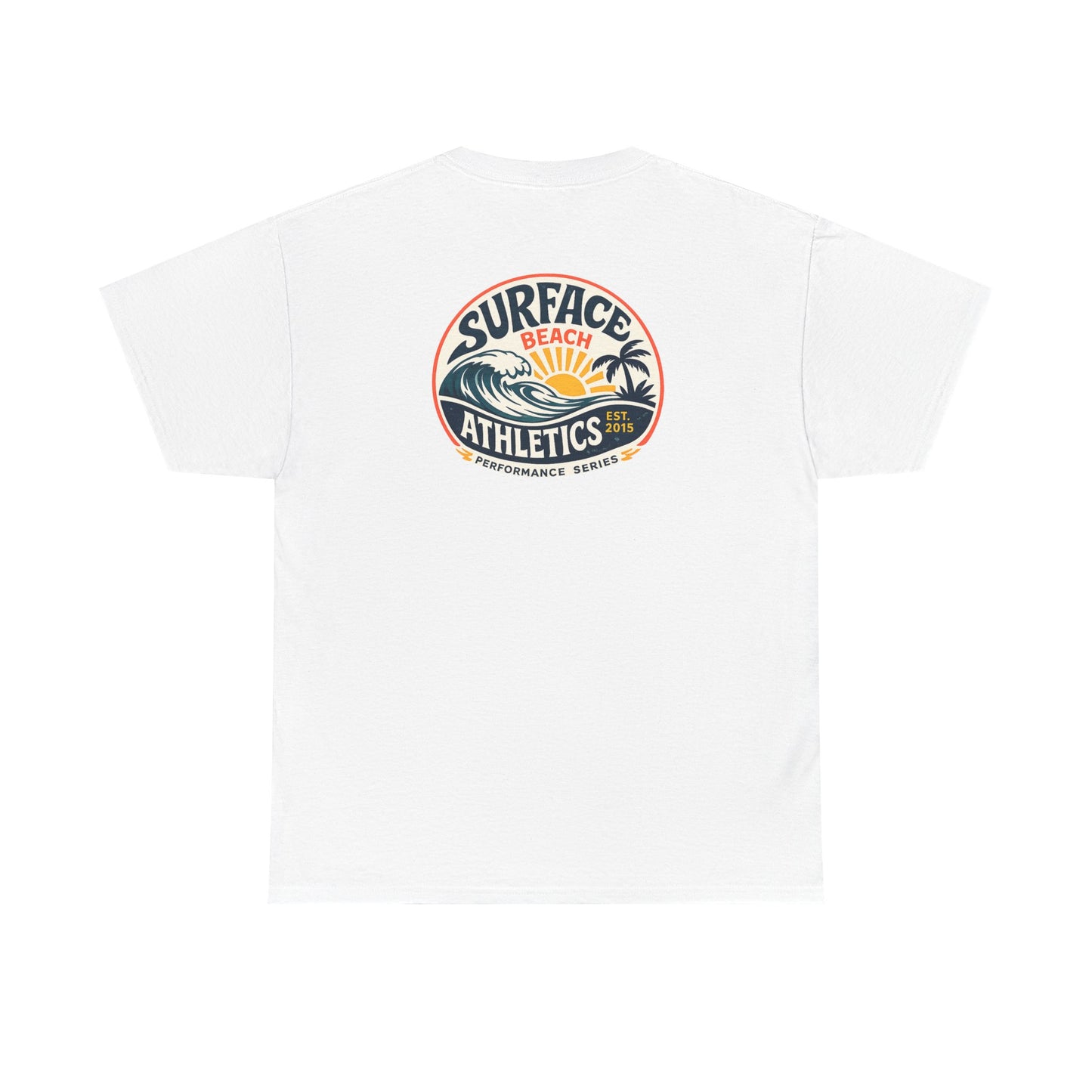 Surface Athletics Beach T‑Shirt — Vintage Surf Logo Tee