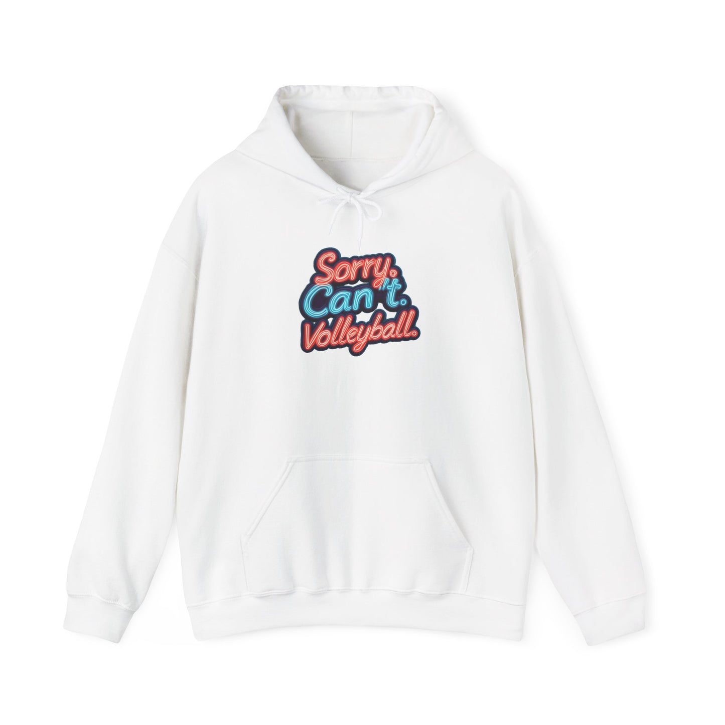 Sorry Can't Volleyball Unisex Heavy Blend™ Hooded Sweatshirt