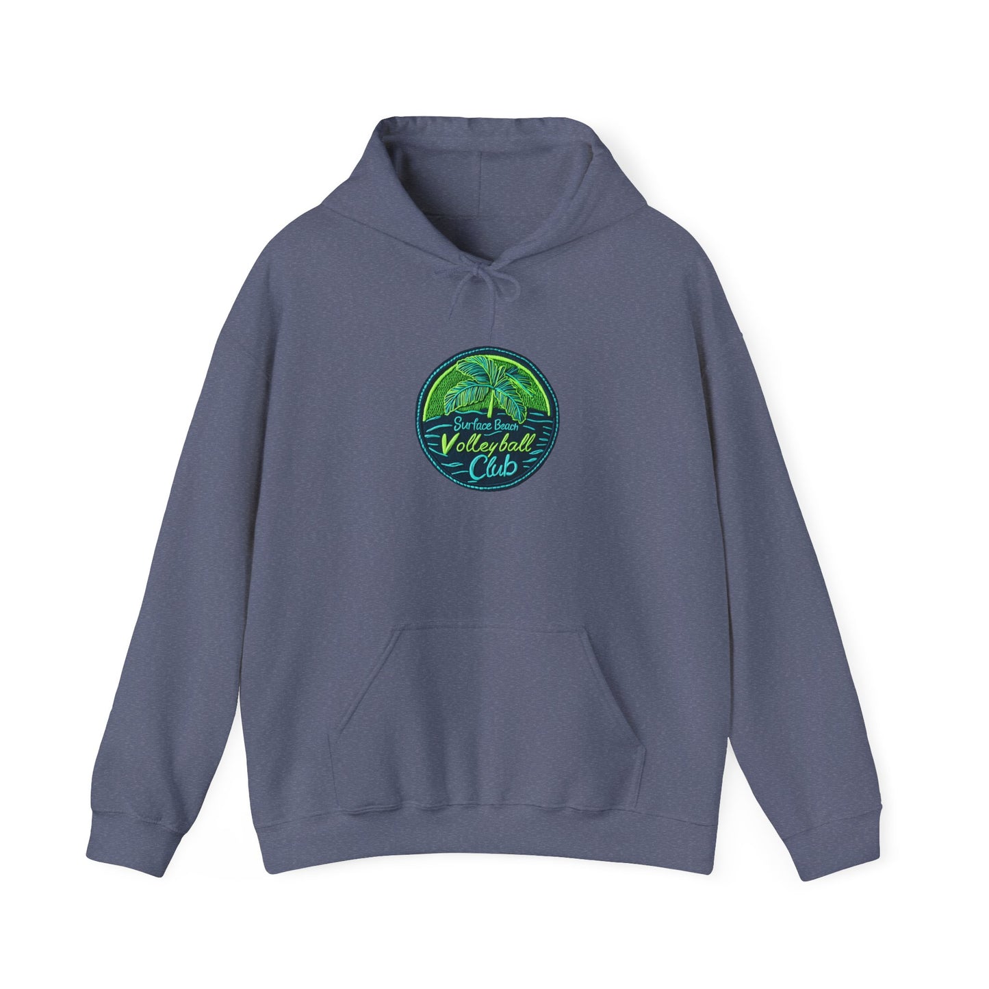 Palm Icon Surface Beach Volleyball Unisex Heavy Blend™ Hooded Sweatshirt
