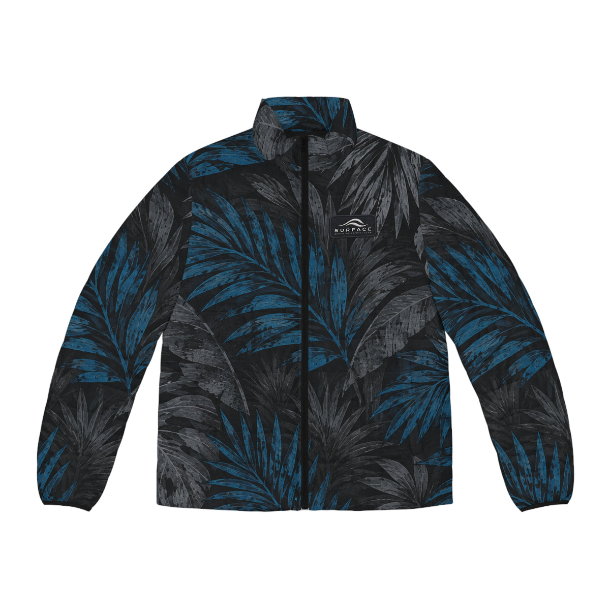 Surface Beach Volleyball Club Men's Tropical Leaf Puffer Jacket