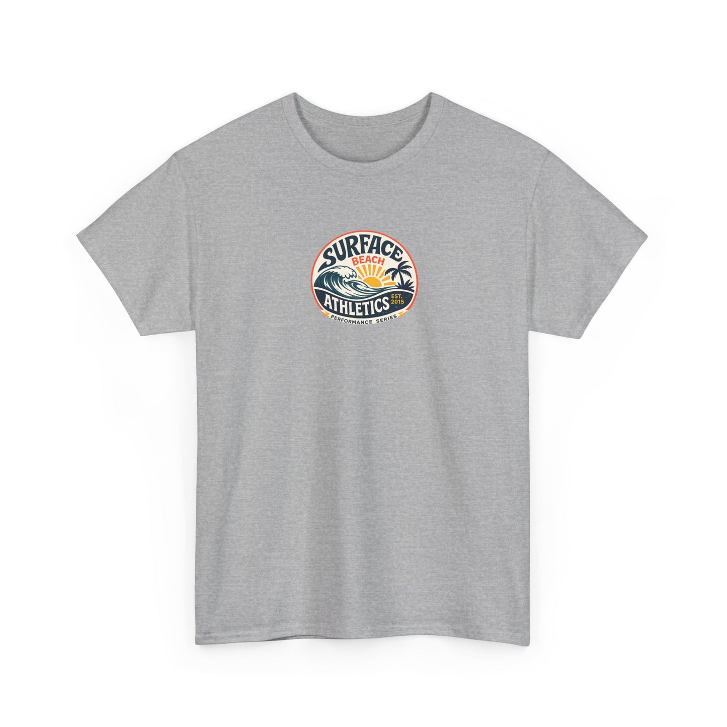 Surface Athletics Beach T‑Shirt — Vintage Surf Logo Tee