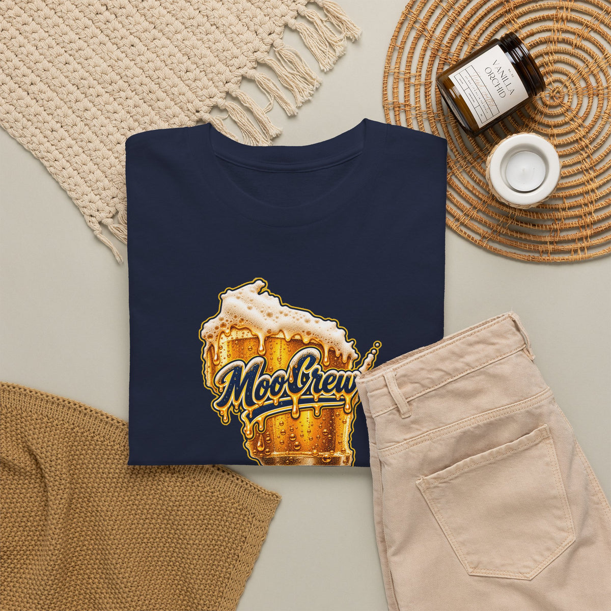 Moc Crew Beer Mug Graphic T-Shirt