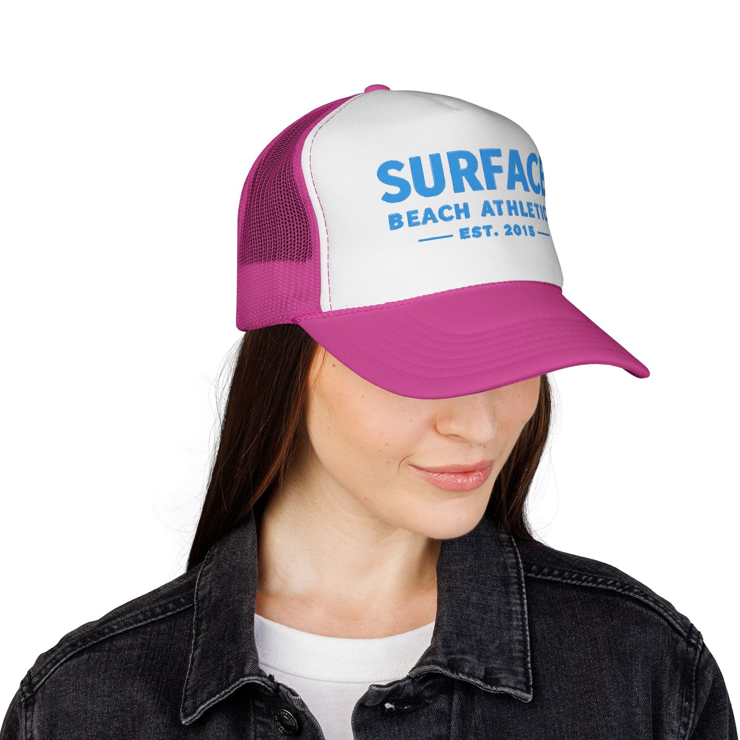 Surface Beach Athletics trucker cap | Surf Logo Trucker Hat, Est. 2015
