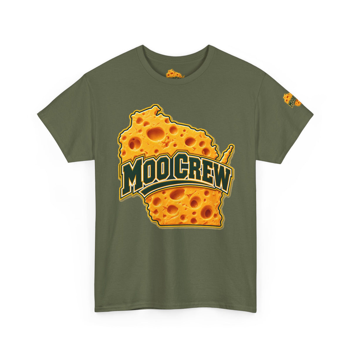 Moo Crew Cheese State Graphic T-Shirt