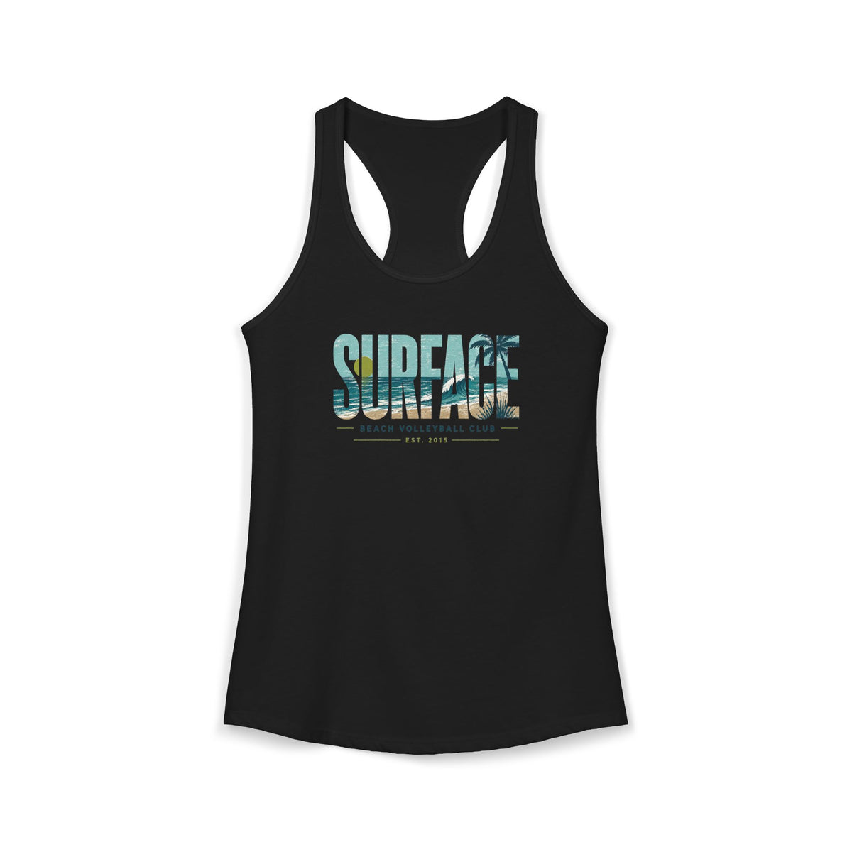 Surface Beach Volleyball Club Women's Racerback Tank - Beach Vibes