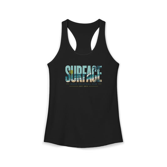 Surface Beach Volleyball Club Women's Racerback Tank - Beach Vibes