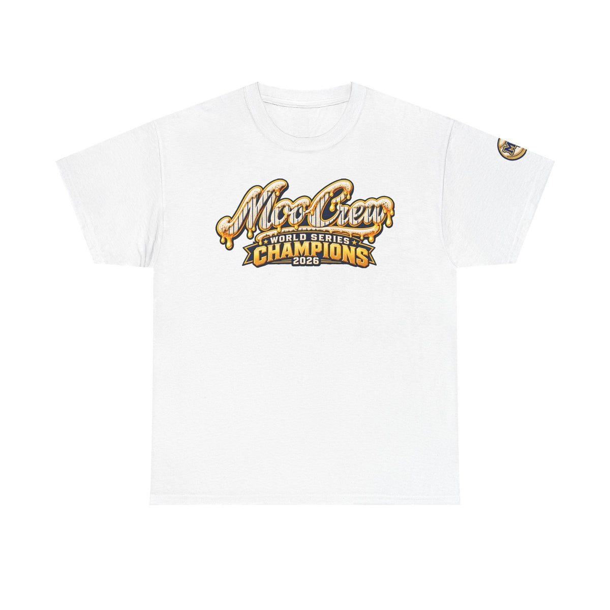 Moo Crew World Series Champions 2026 Baseball T-Shirt