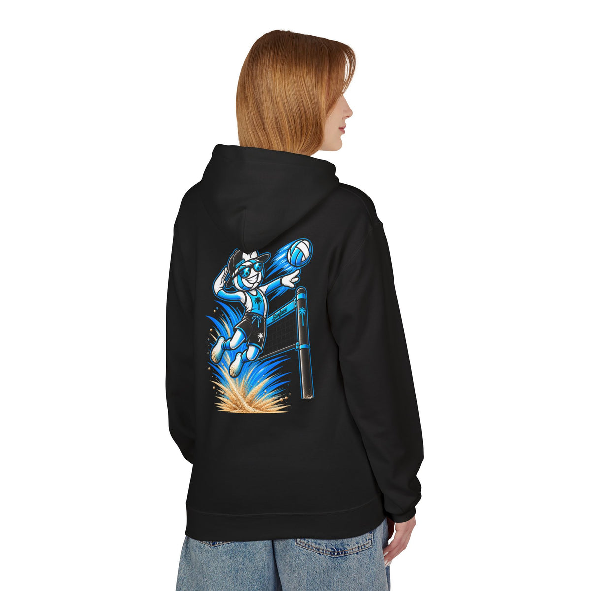 Surface Beach Volleyball Hoodie — Graphic Pullover