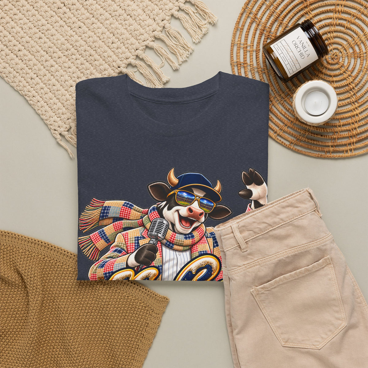 Mooster Baseball Mascot T-Shirt