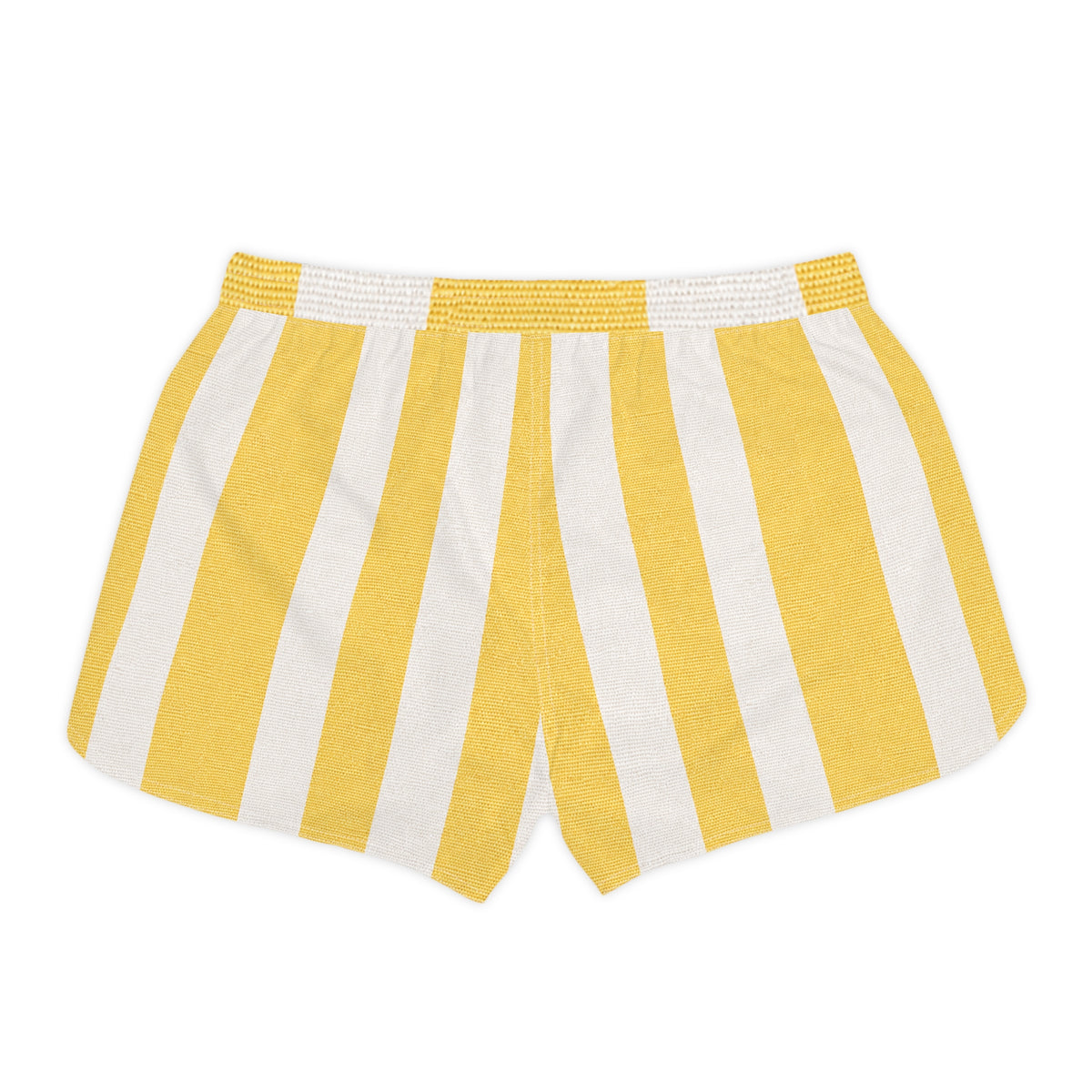 Pina Colada Inspires Striped Women's Casual Shorts – Beachy Summer Lounge Shorts