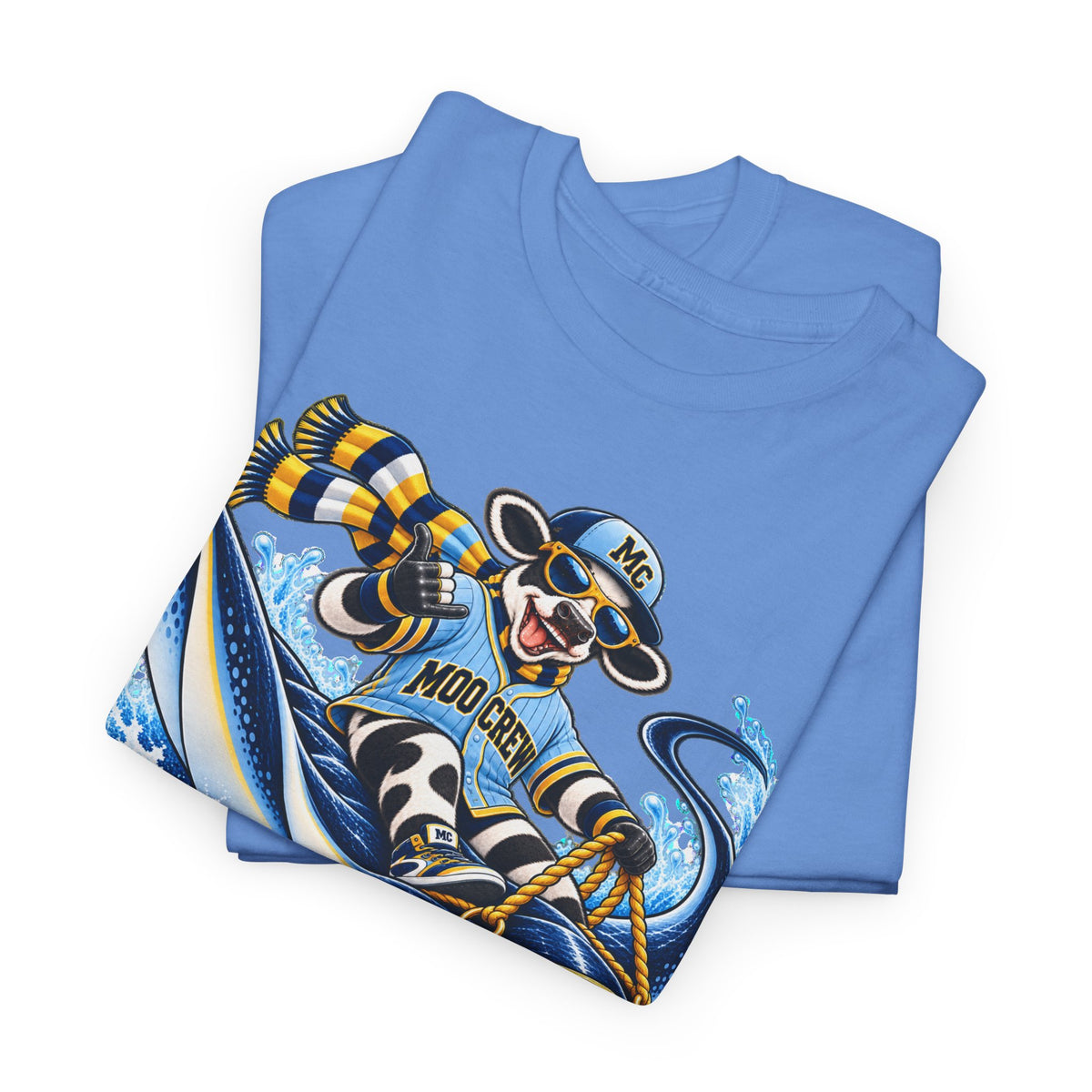 Moo Crew In 4 Retro WI Teams Graphic Tee