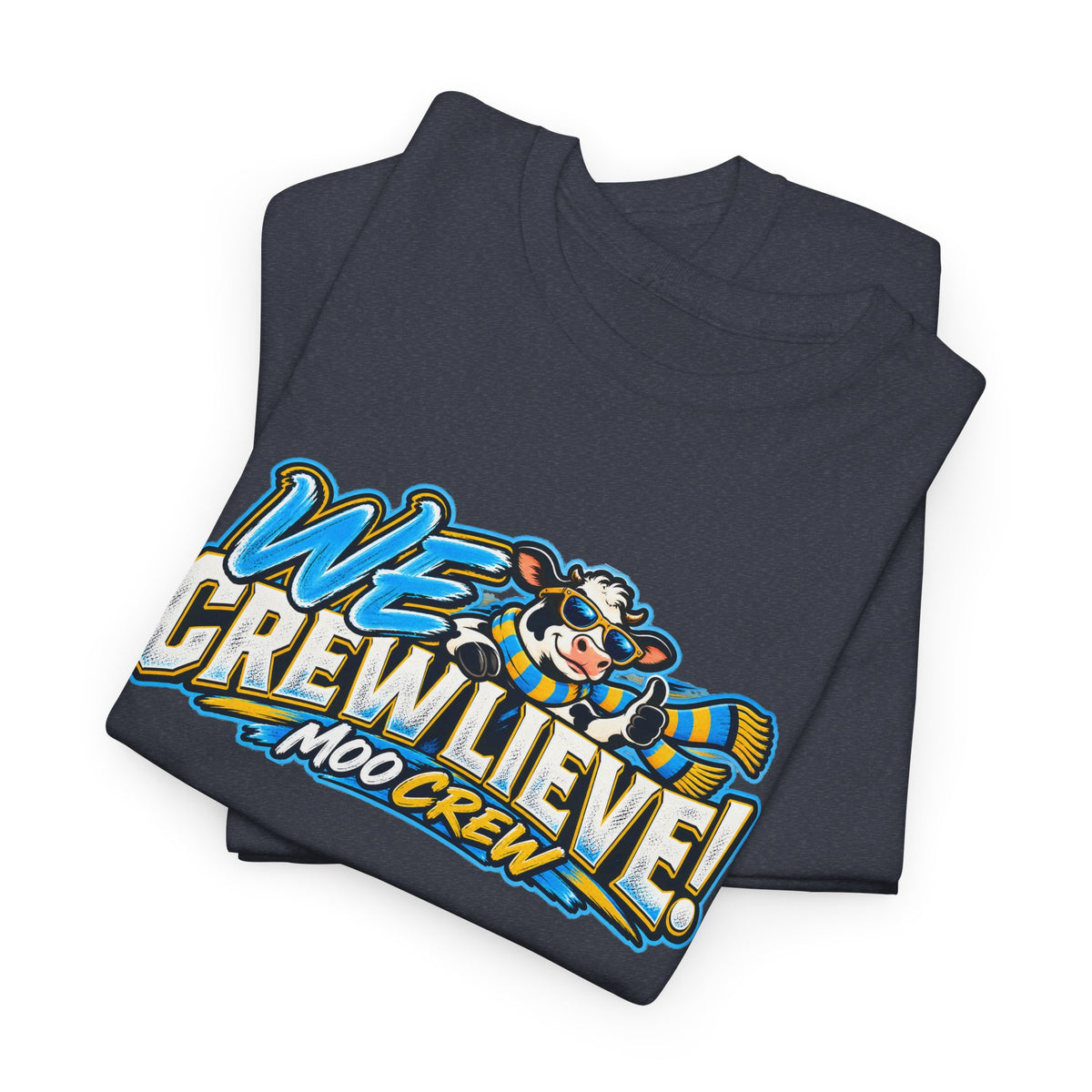 Moo Crew We Crewlieve! Graphic T-Shirt