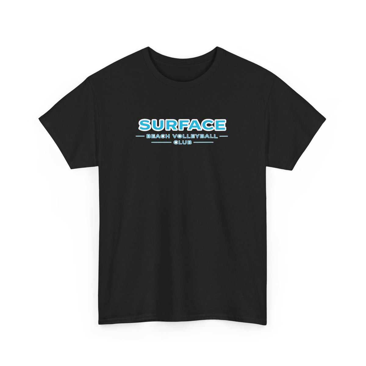 Surface Beach Volleyball Club T-Shirt — Coastal Sunset Volley Tee