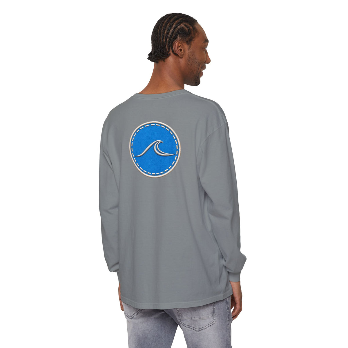 Surfache Wave Long Sleeve Tee — Beach Vibes Graphic T-Shirt