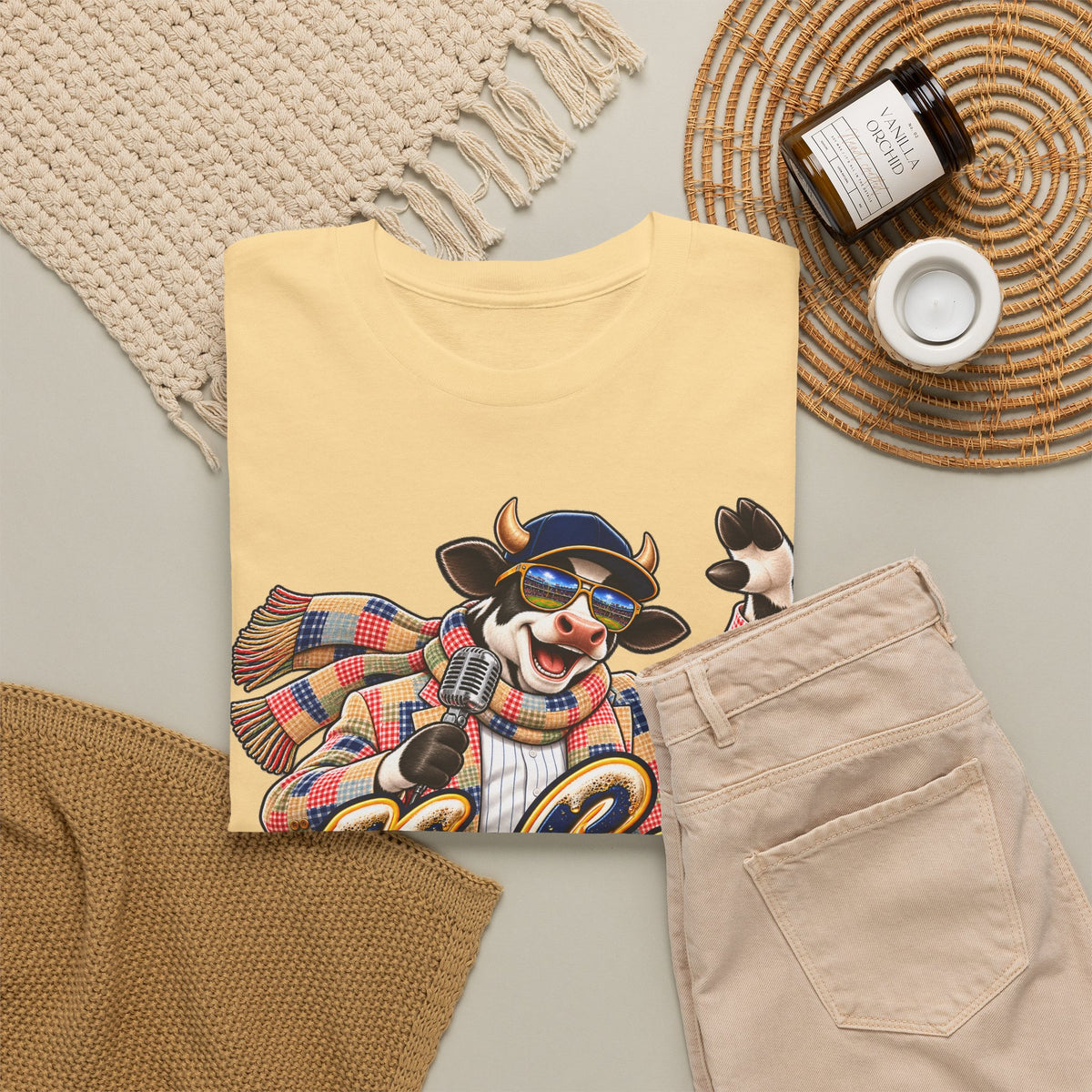 Mooster Baseball Mascot T-Shirt