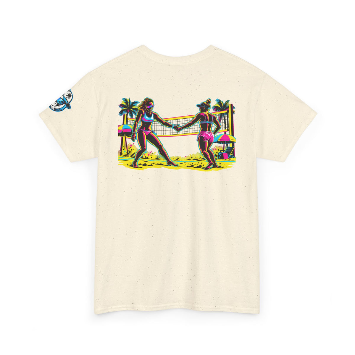 Beach Volleyball Tee — "Surface Beach Volleyball Club" Graphic T-Shirt