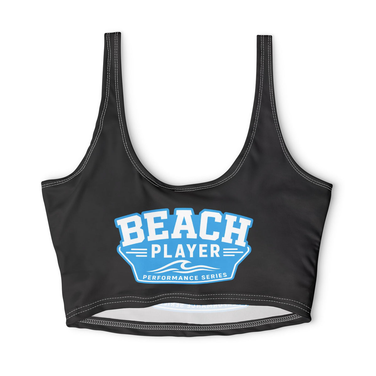 Beach Player Sports Bra — Performance Coastal Workout Top