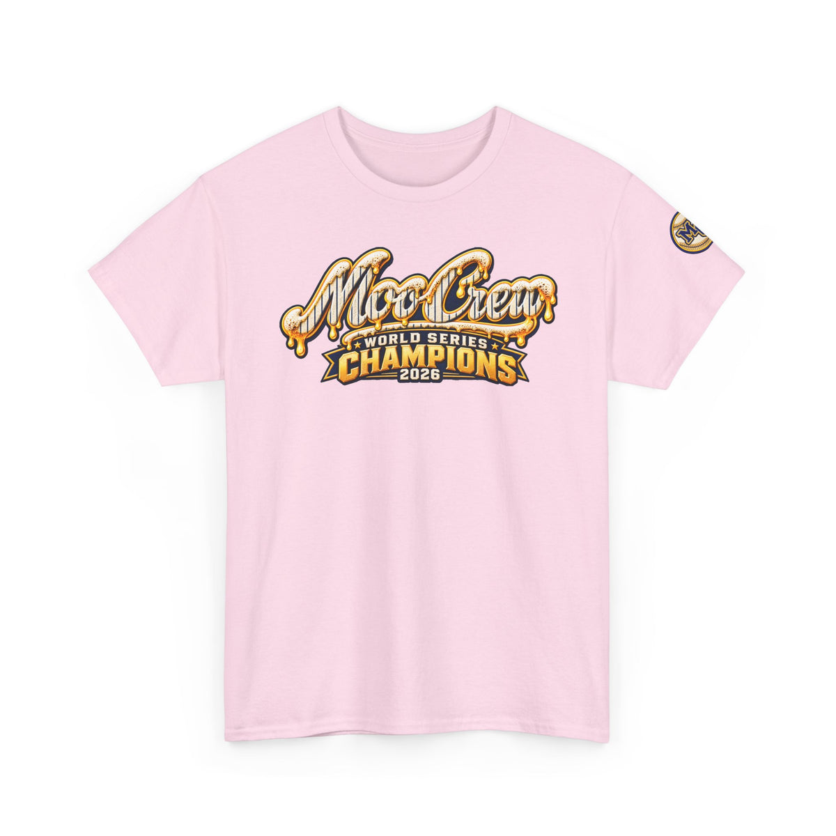 Moo Crew World Series Champions 2026 Baseball T-Shirt