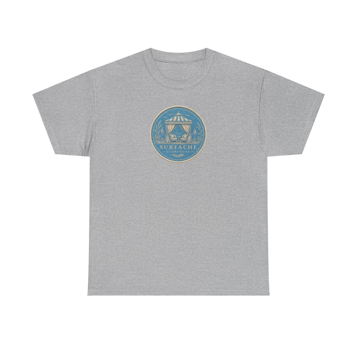 Surfache Cabana Club T‑Shirt – Tropical Beach Cabana Graphic Tee