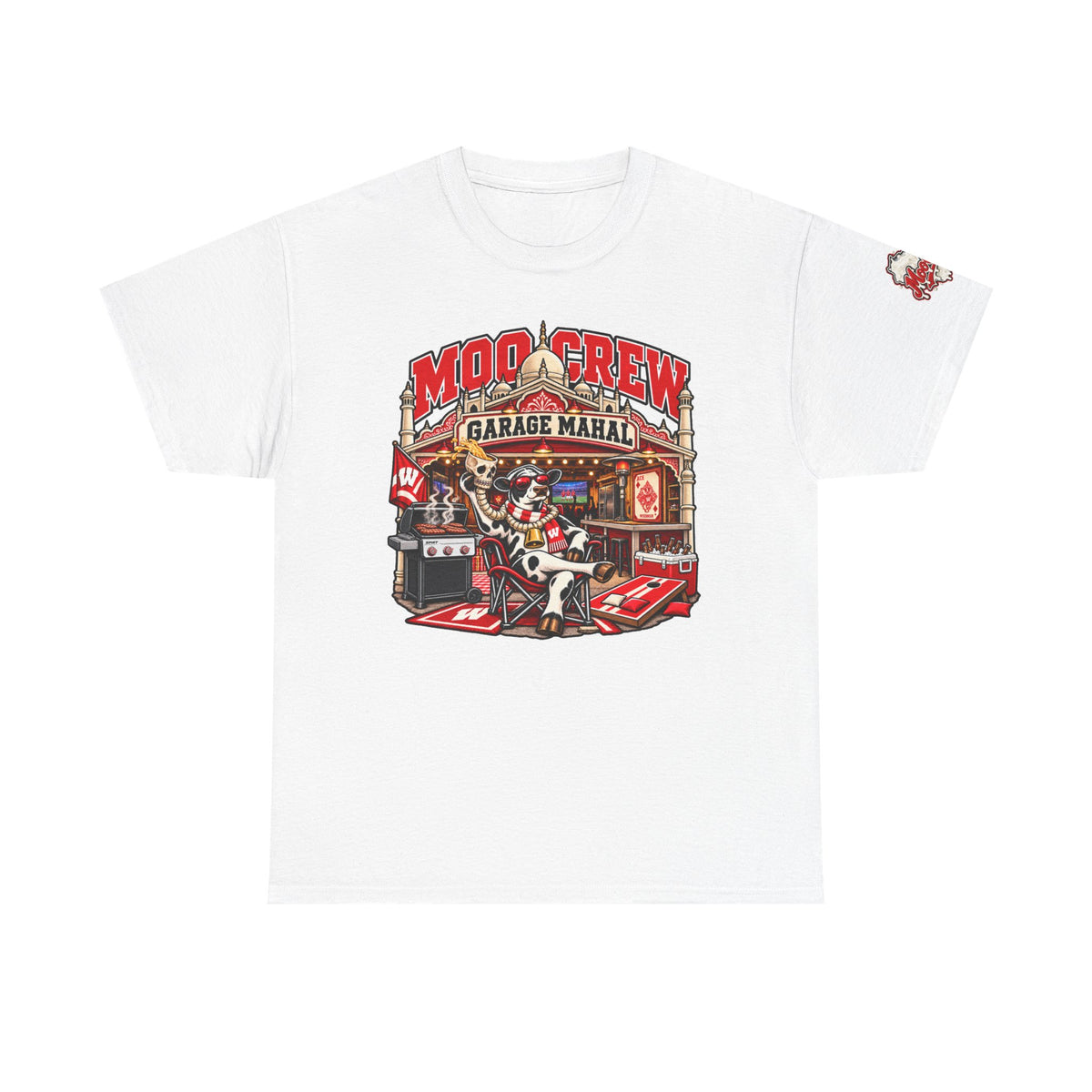Moo Crew Garage Mahal Game Day Tailgate Graphic Tee