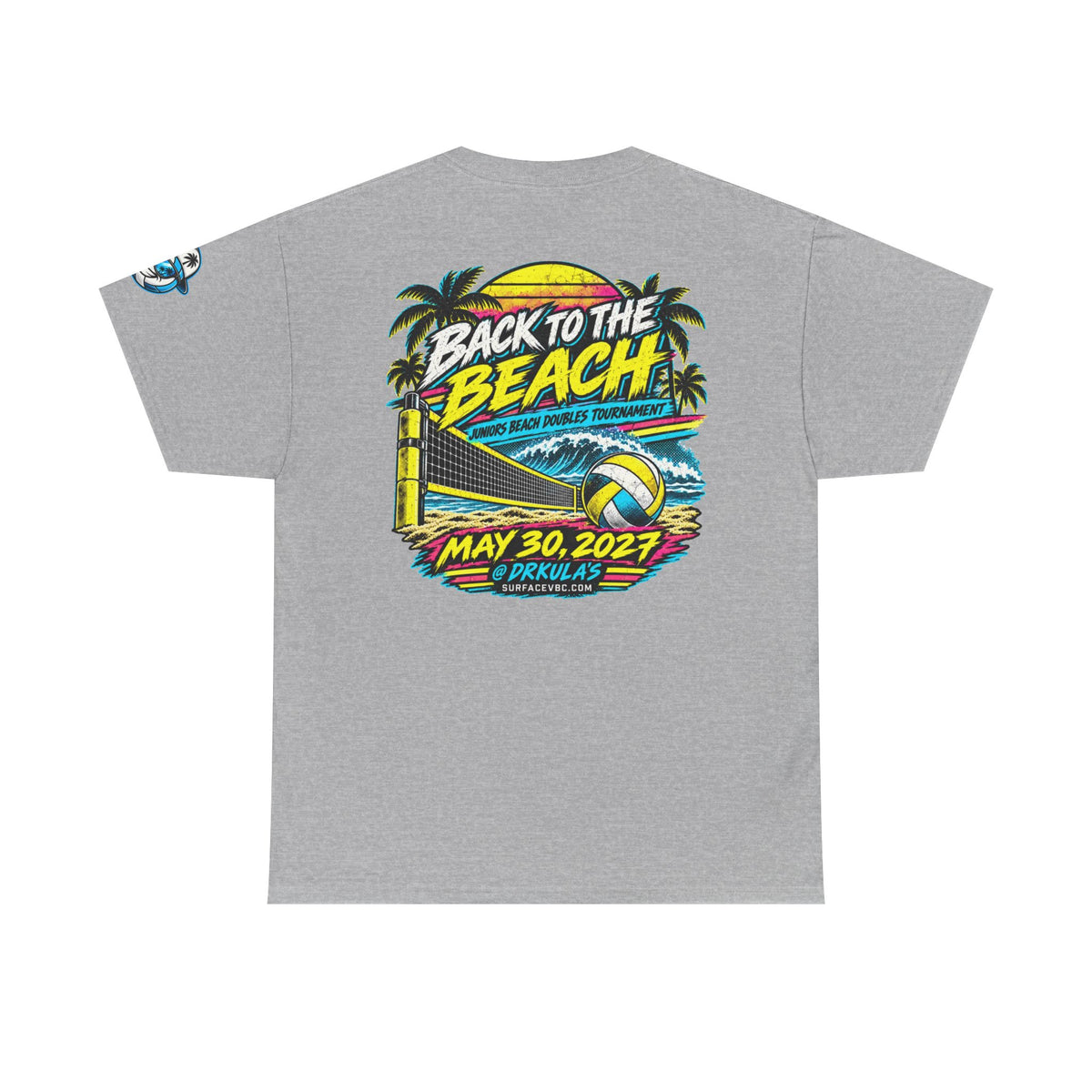 Back to the Beach — Retro Beach Volleyball Tournament Tee