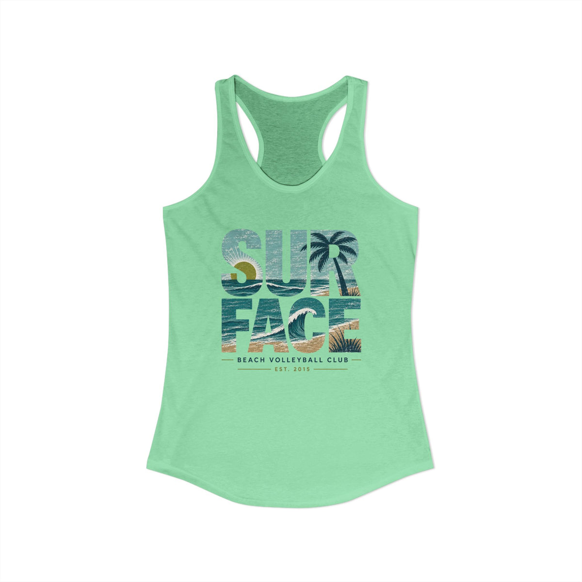 Surface Beach Volleyball Club Women's Racerback Tank - Beach Vibes